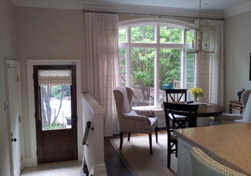 Custom Drapes Installed at S & A. K. Residence – Etobicoke