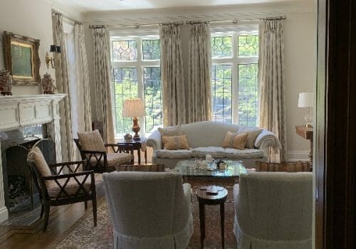 Custom Window Coverings and Roman Shades Installed at W Residence-Lawrence Park